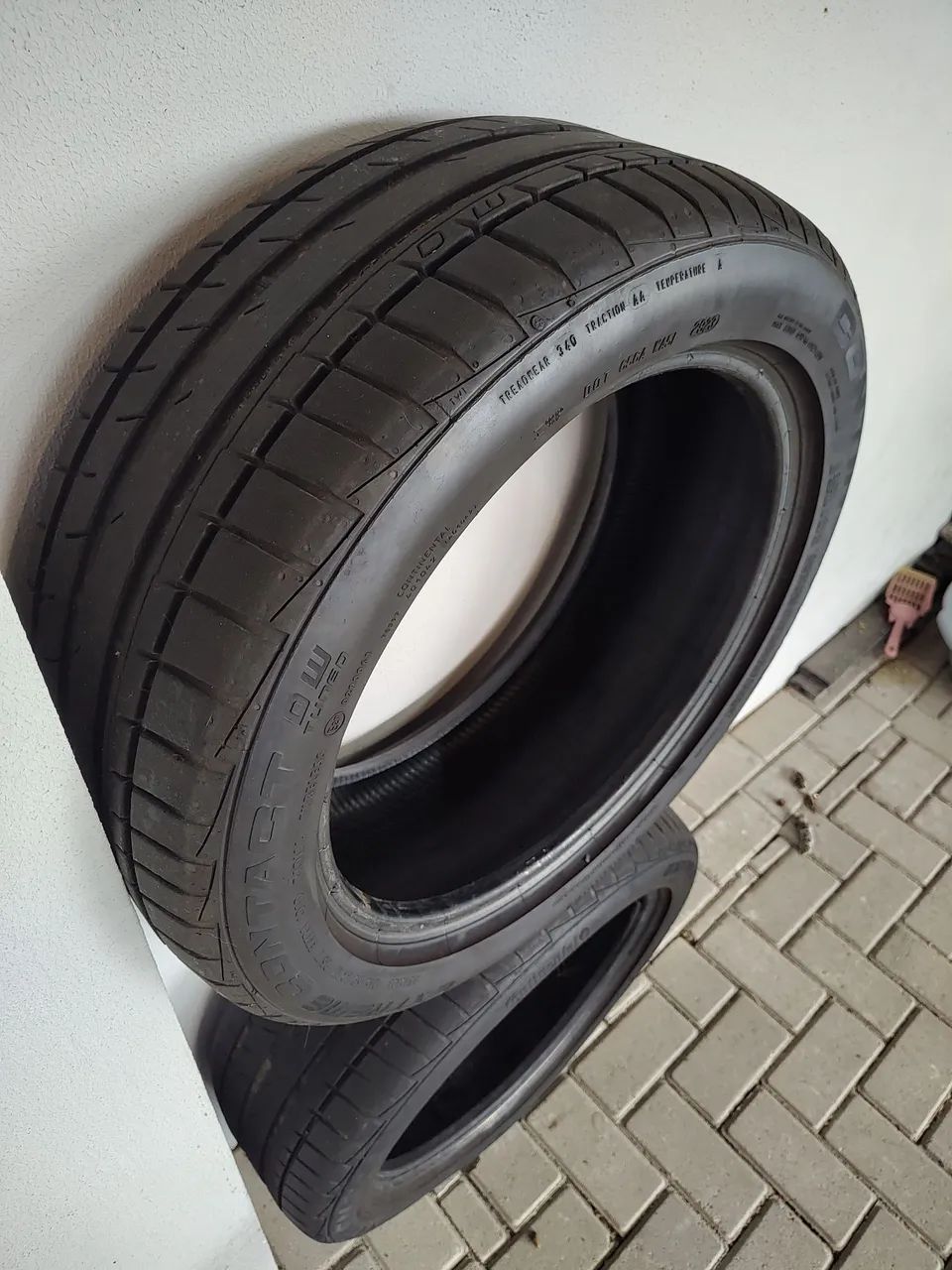 2 Pneus aro 17 215/50 Continental - Foto 2