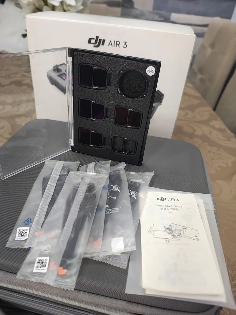 Drone DJI Air 3 Fly More Combo - Controle RC 2 (com tela) + Kit Filtros ND - Impecável - Foto 5