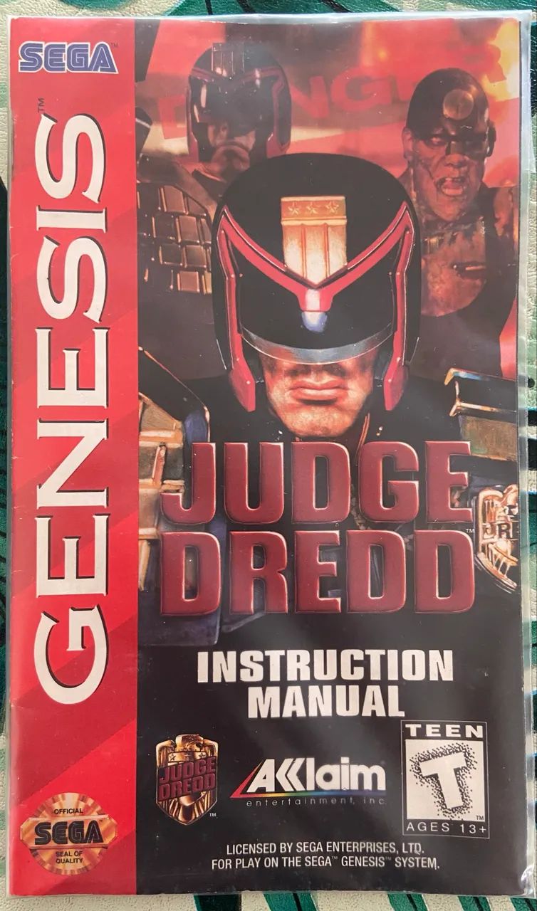 Jogo Mega Drive - Judge Dredd CIB - Foto 4