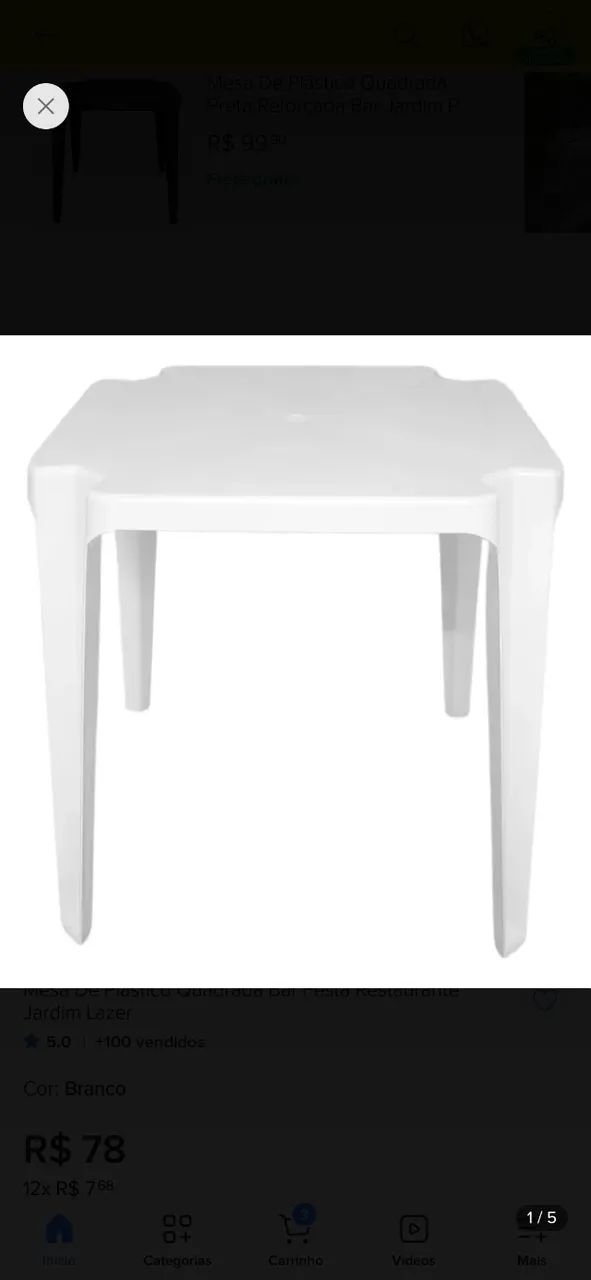 Mesa de bar branca - Foto 2
