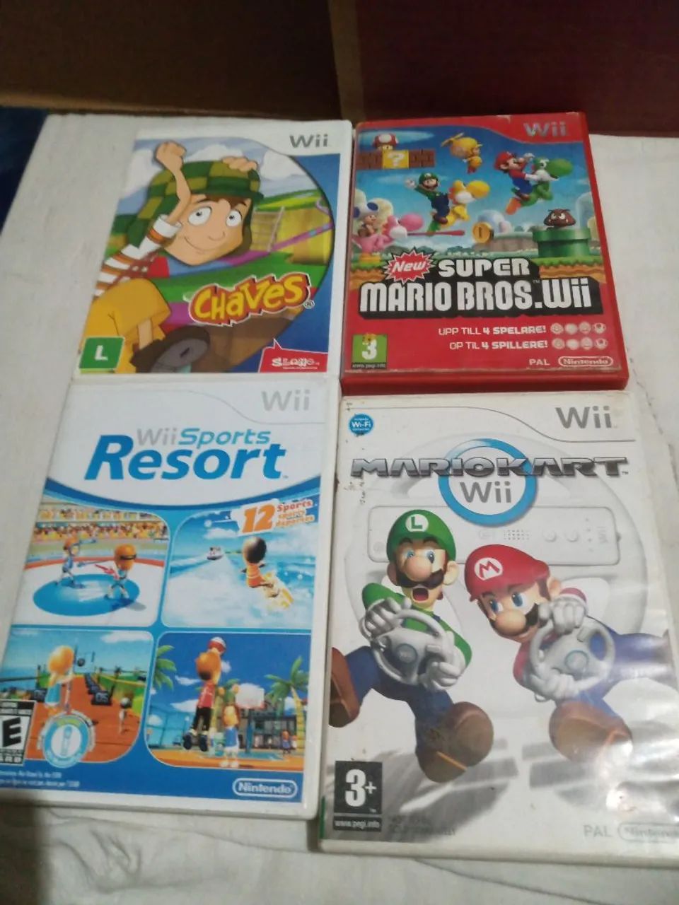 Lote de jogos de Wii 