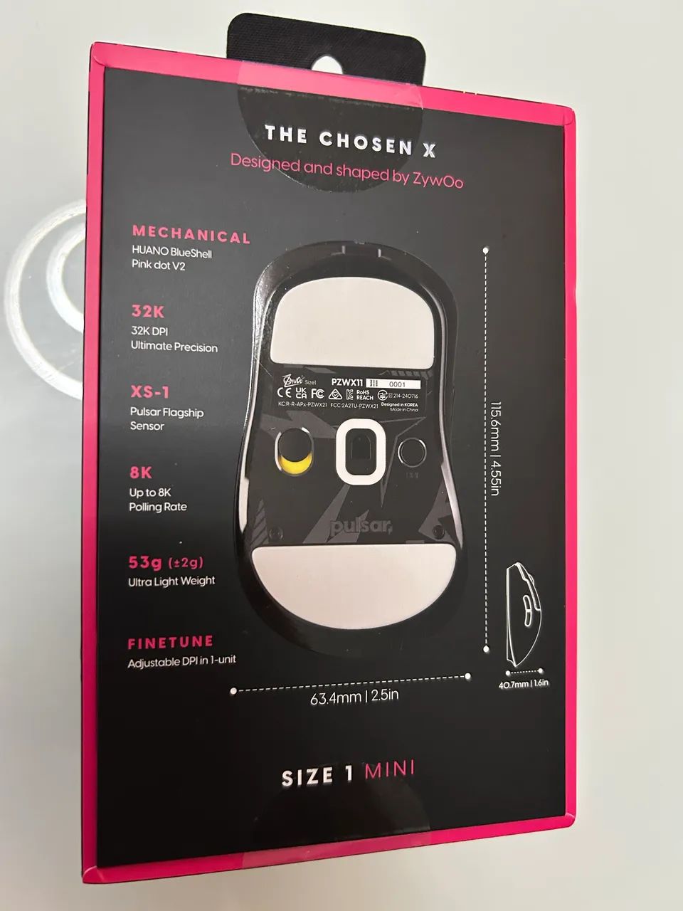 Mouse Zywoo - Pulsar - The Choosen - Novo Lacrado - Periféricos e