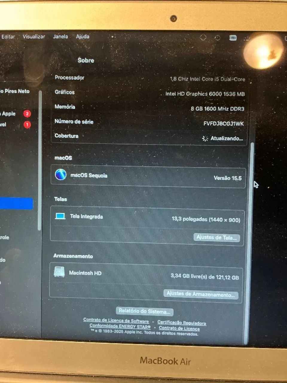 MacBook Air Atualizado OS Sequoia - Foto 4