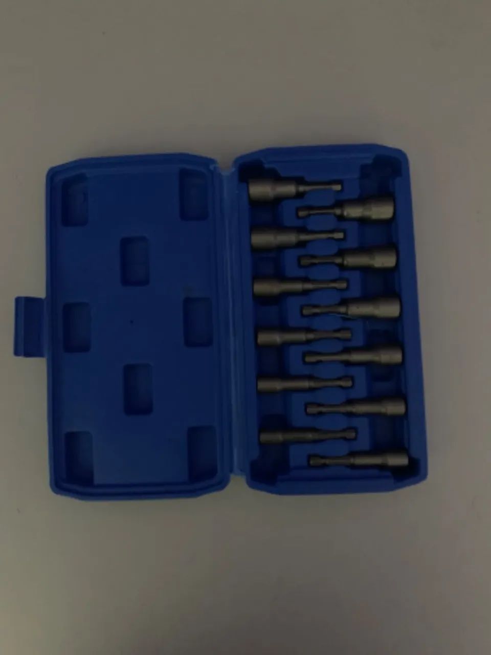 Jogo 12 Bits Parafusadeira Soquete Canhão Sextavado Ponteira