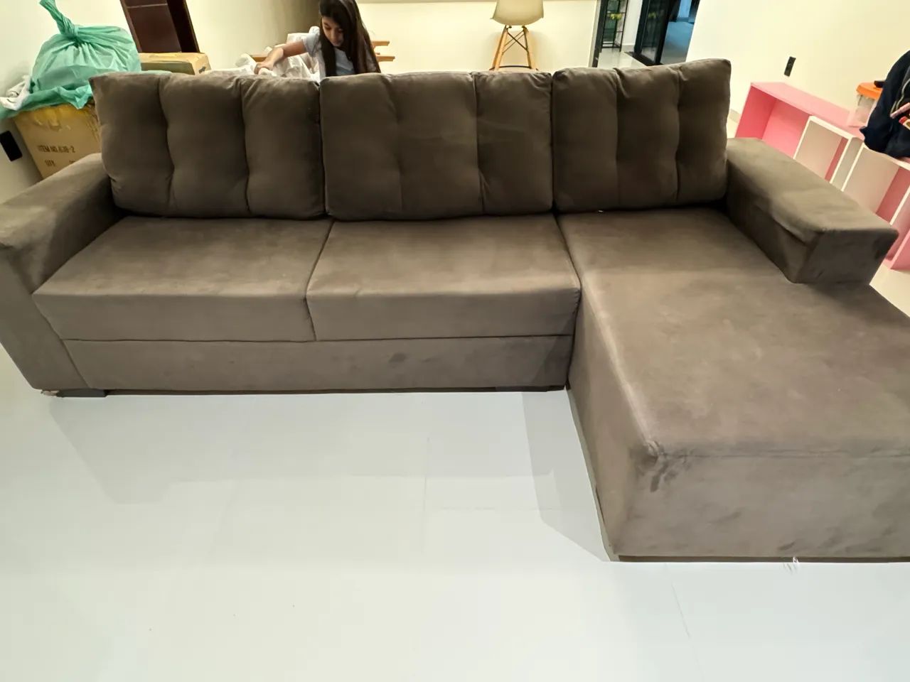 Sofá com chaise  - Foto 3