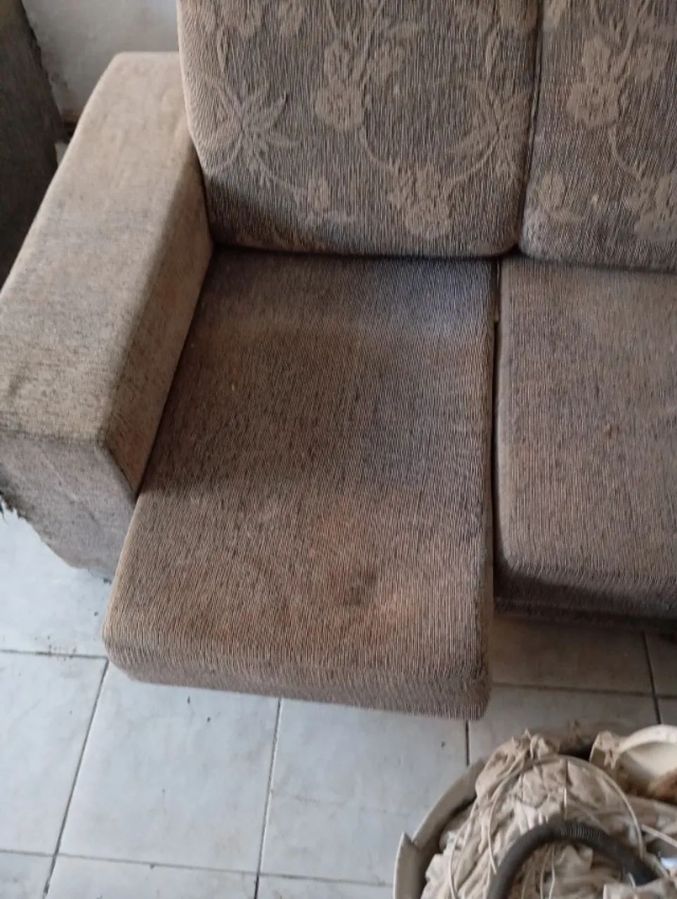 Vendo um conjunto de sofá por 350 reais  - Foto 4