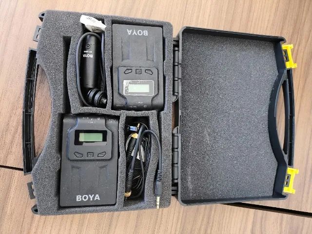 Microfone Lapela Sem Fio Boya By-wm6