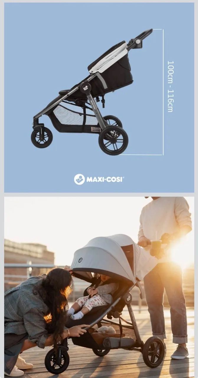 Carrinho de bebê Maxi Cosi - Foto 3