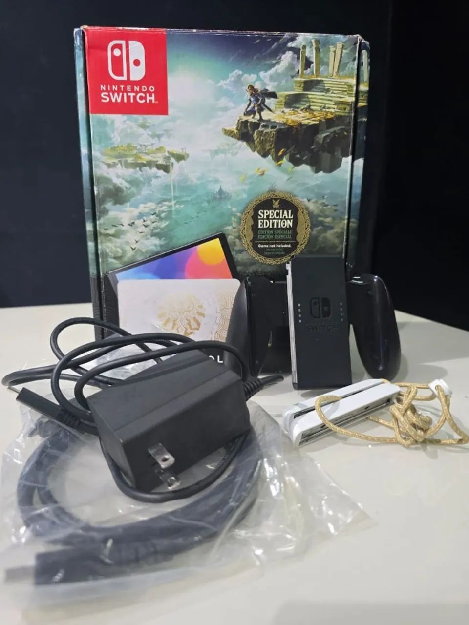 Nintendo Switch OLED Edição Zelda - NOVO - Foto 6