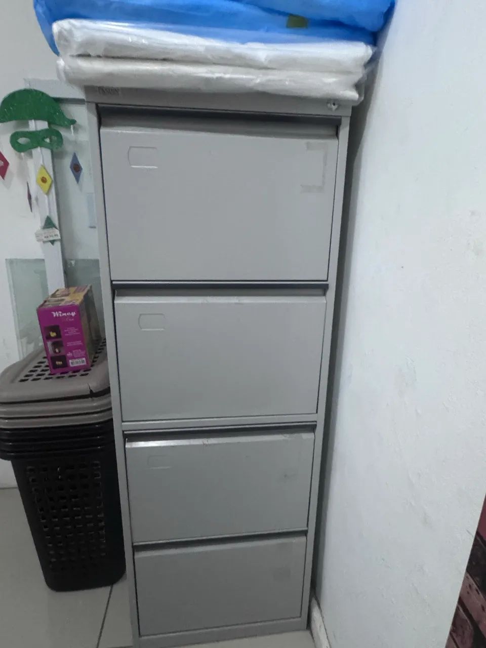 Arquivo de aço 4 gavetas excelente estado  - Foto 2