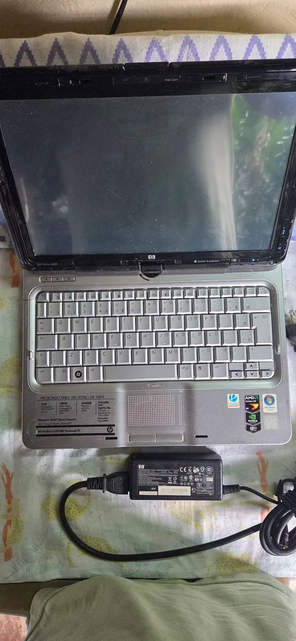 Notebook HP tX2000 (no estado)