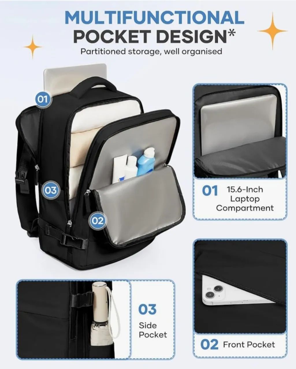 Mochila para viagem  - Foto 3