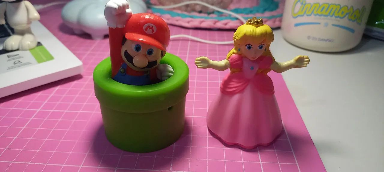 Mario e Princesa bonecos  - Foto 3