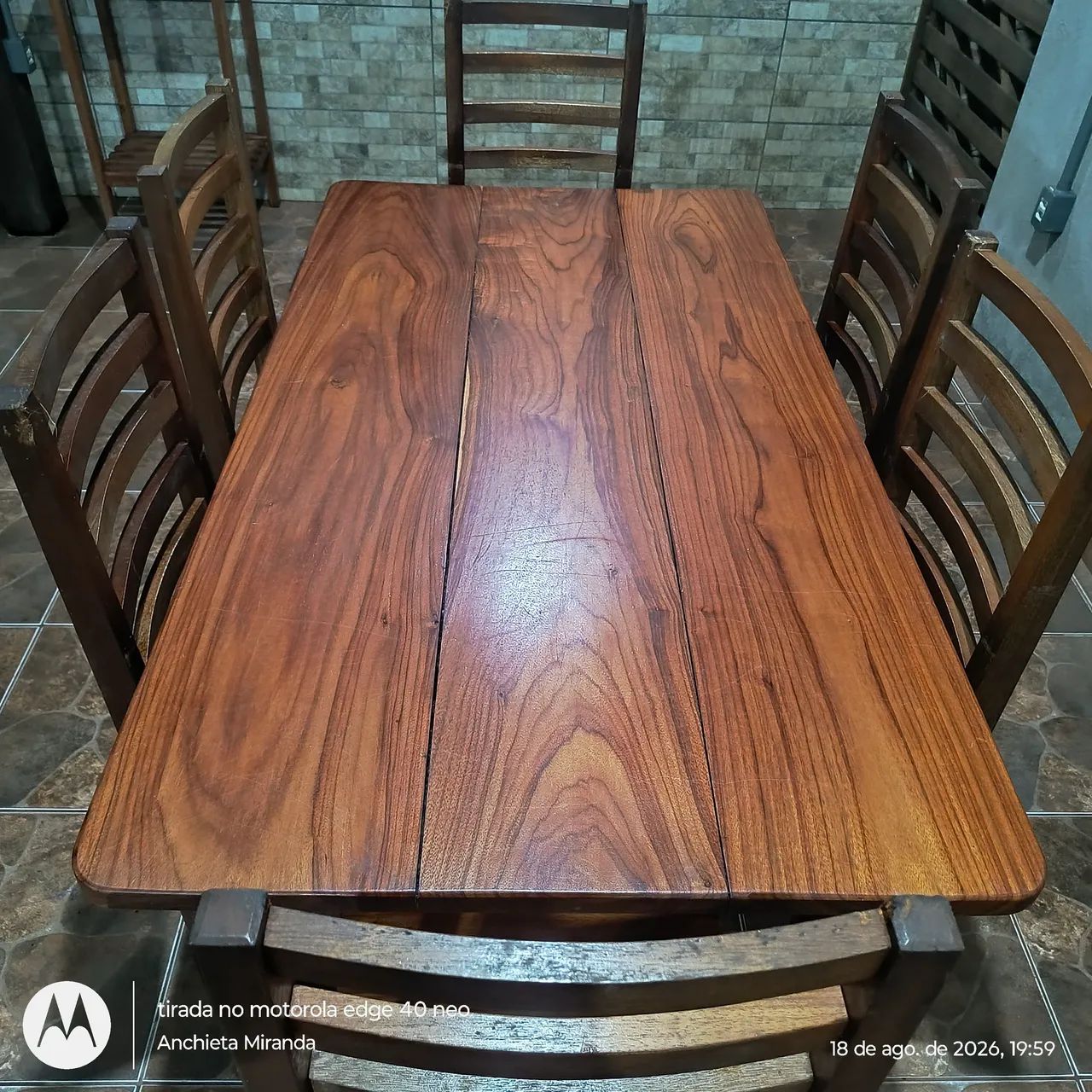 Mesa com 6 cadeiras  - Foto 2