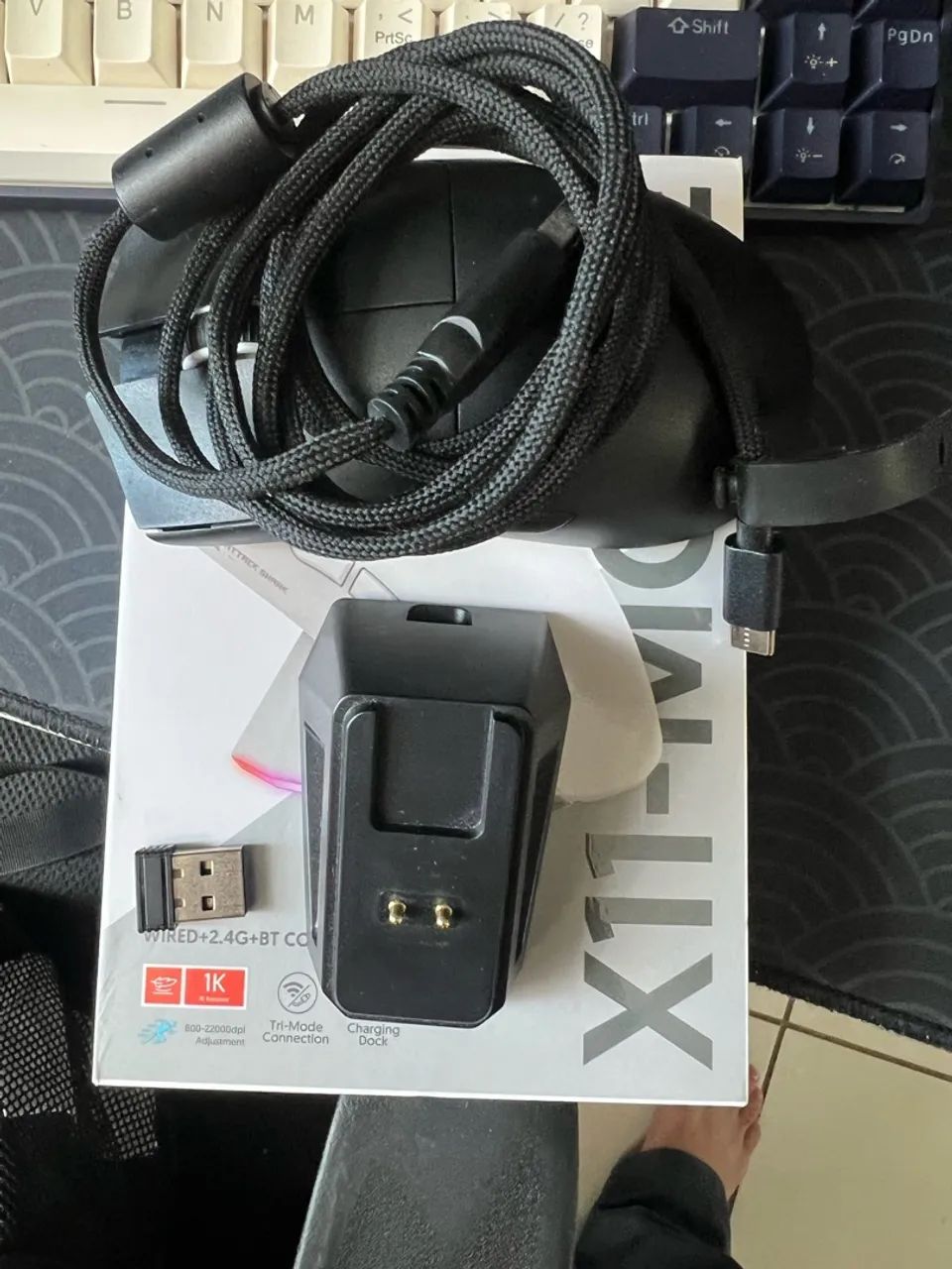 MOUSE ATTACK SHARK 11 COM DOCK - Foto 2