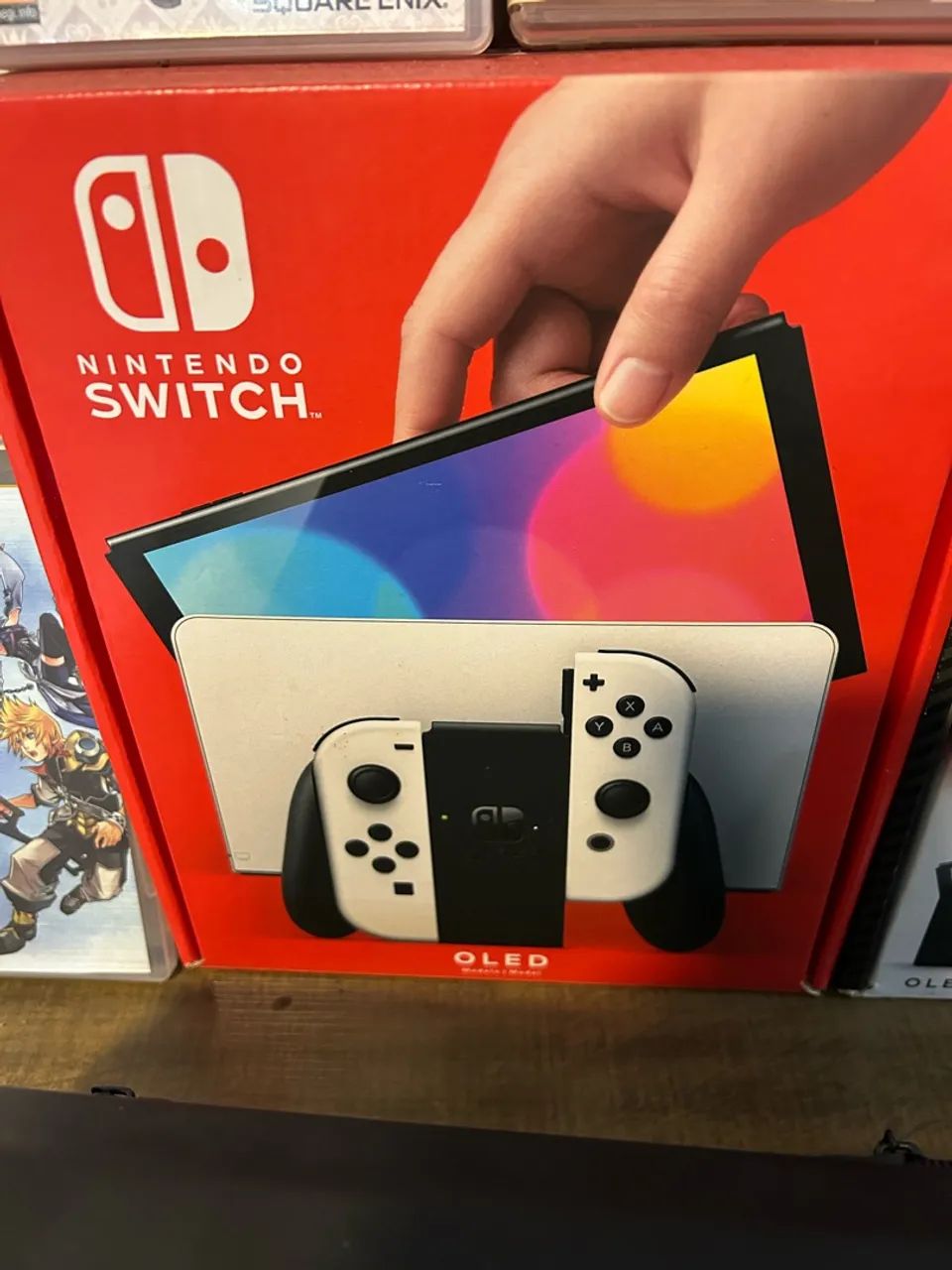 Kit completo para switch oled branco - Foto 2