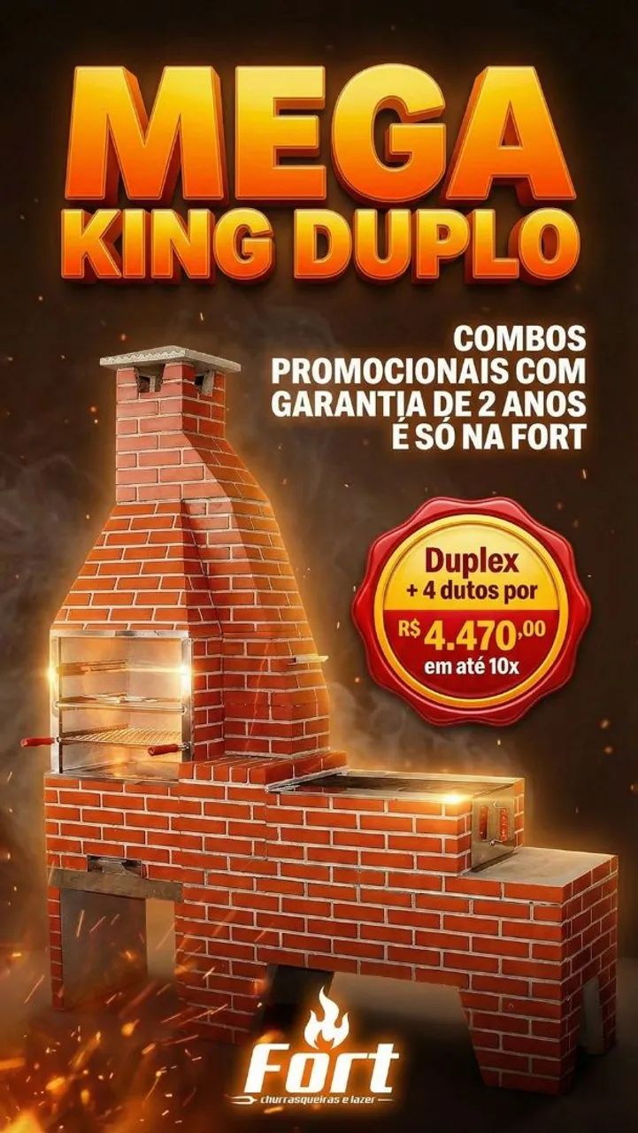 ? SUPER PROMOÇÃO: A Churrasqueira Pré-Moldada Mais Completa e Resistente do Estado! ? - Foto 2