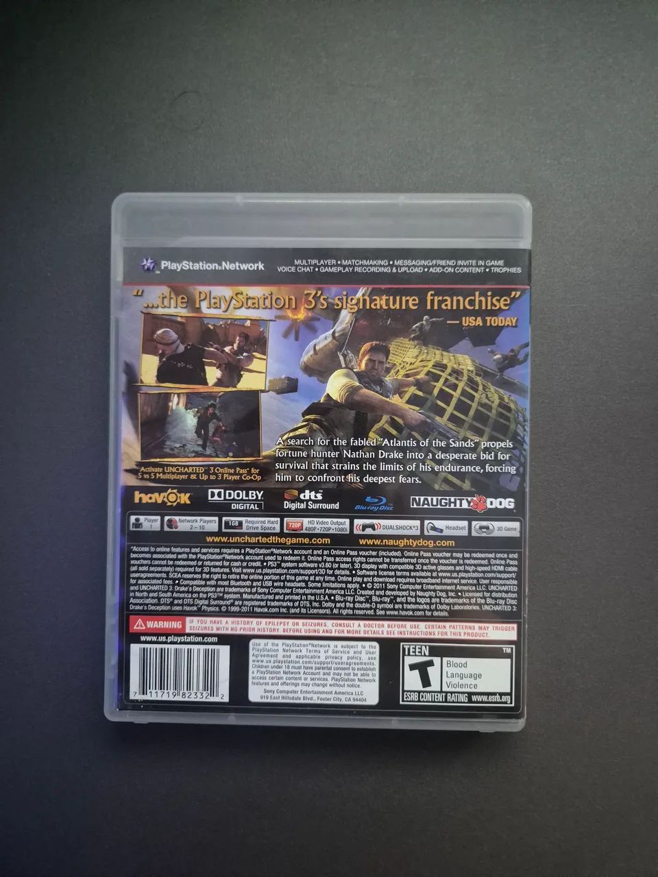 Uncharted 3 Ps3 - Foto 2