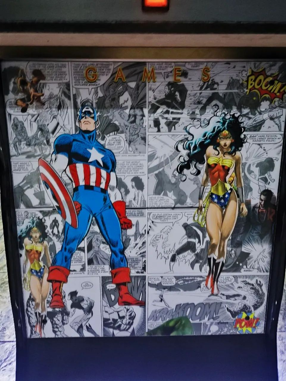 Fliperama Arcade Tema comic book. - Foto 2
