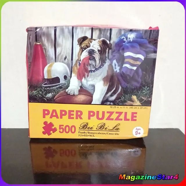 Quebra-cabeça 500pcs - Cachorro Bulldog - Foto 2