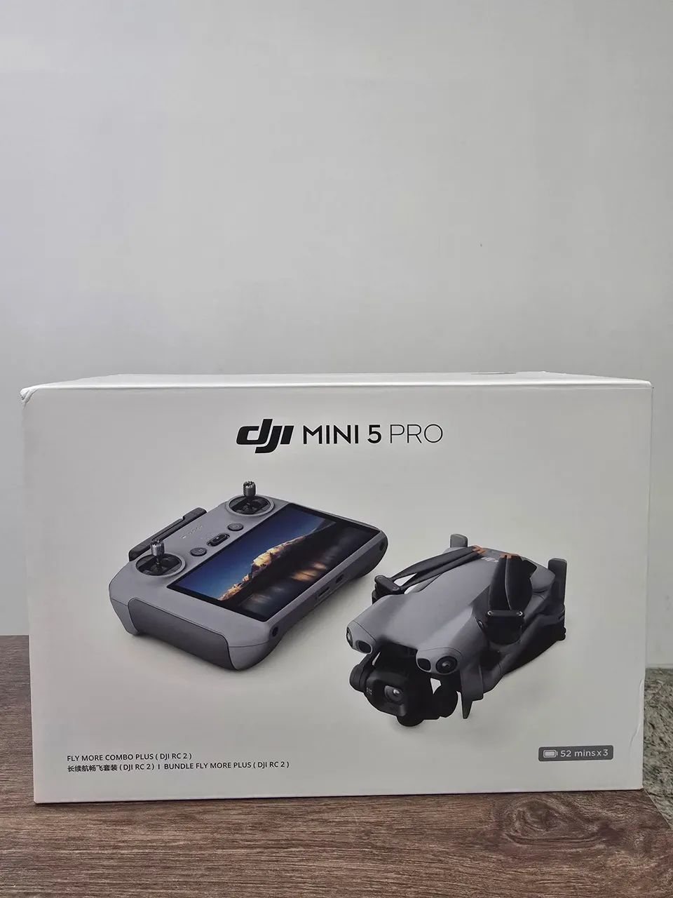 Drone Mini 5 RC com tela combo Fly More 52min 3 baterias - Foto 4