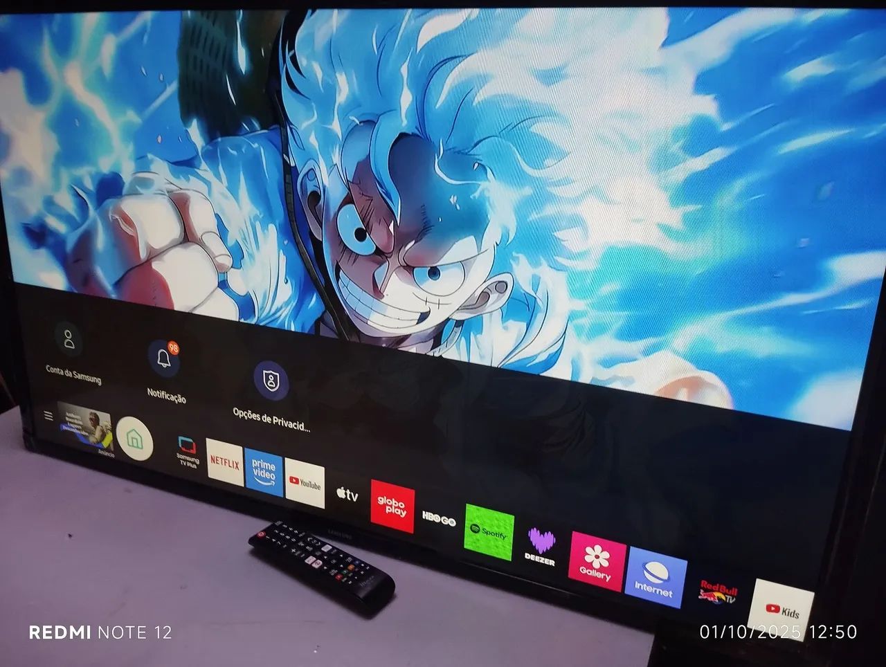 smarTv Samsung 43 polegadas, funcionando perfeitamente