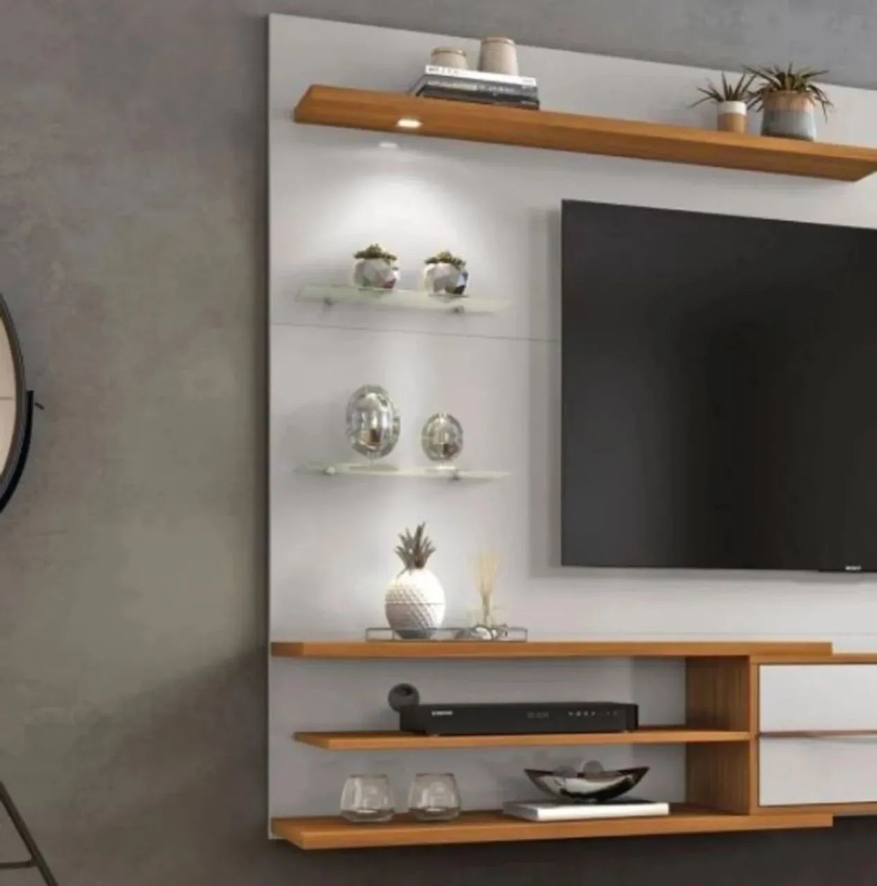 Painel NT1115 Notável 180cm com LED - Para TVs de até 60 Polegadas - Entrega Imediata; - Foto 2