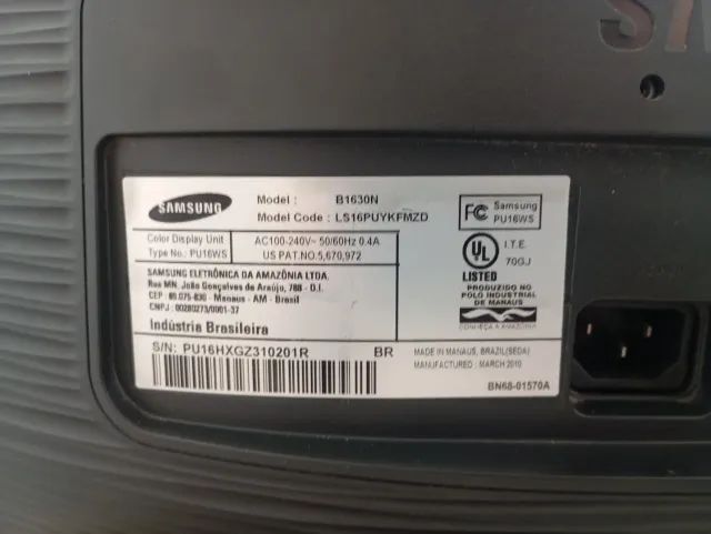 Monitor Samsung B1630N - Foto 4