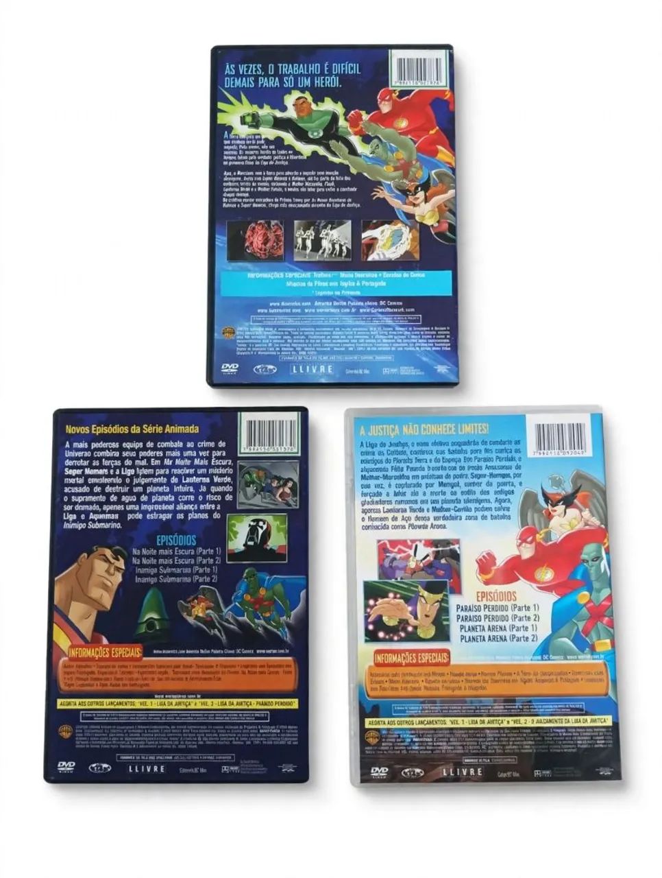 Coletania liga da justiça - DVD, Blu-Ray e Vídeo Cassete - Nossa