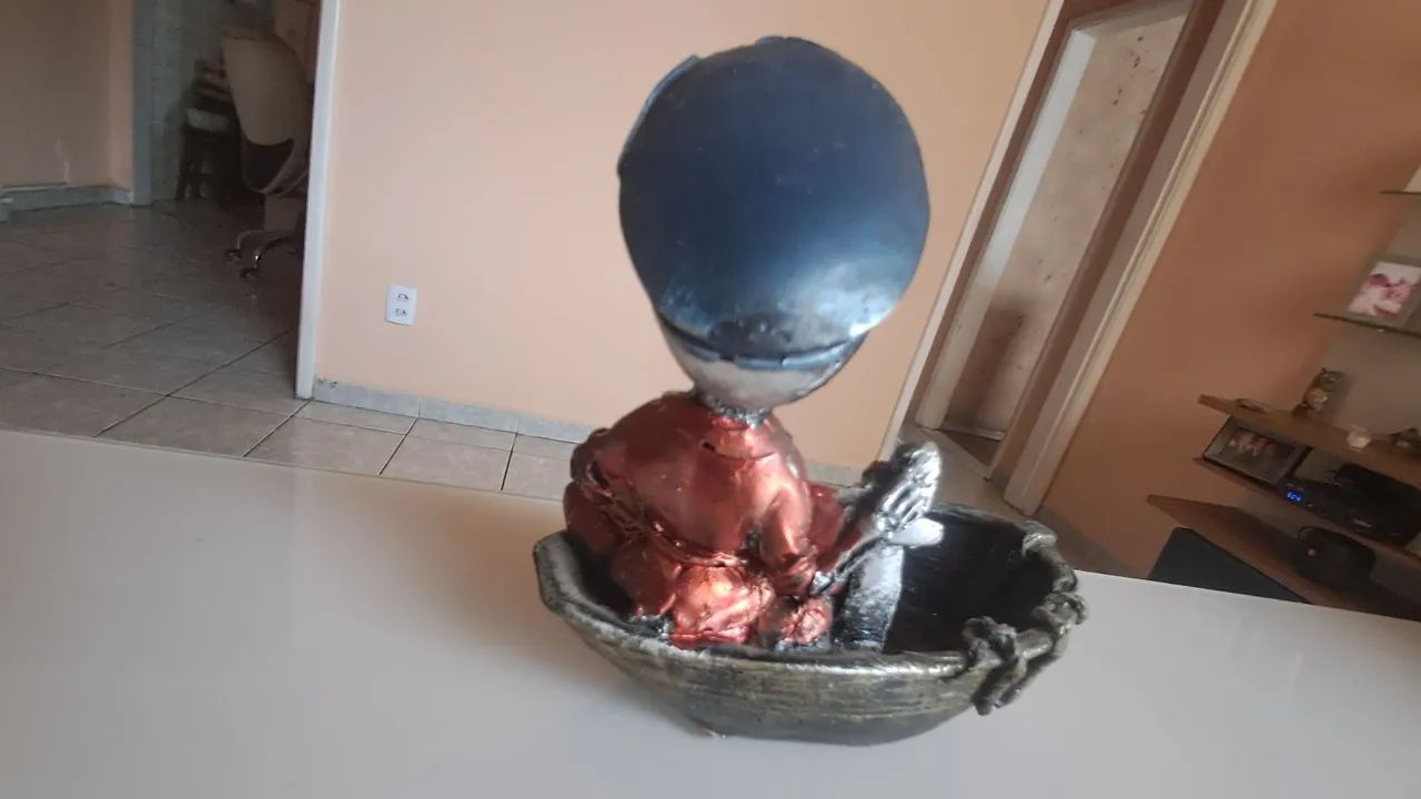 Miniatura de caveira pirata - Foto 2