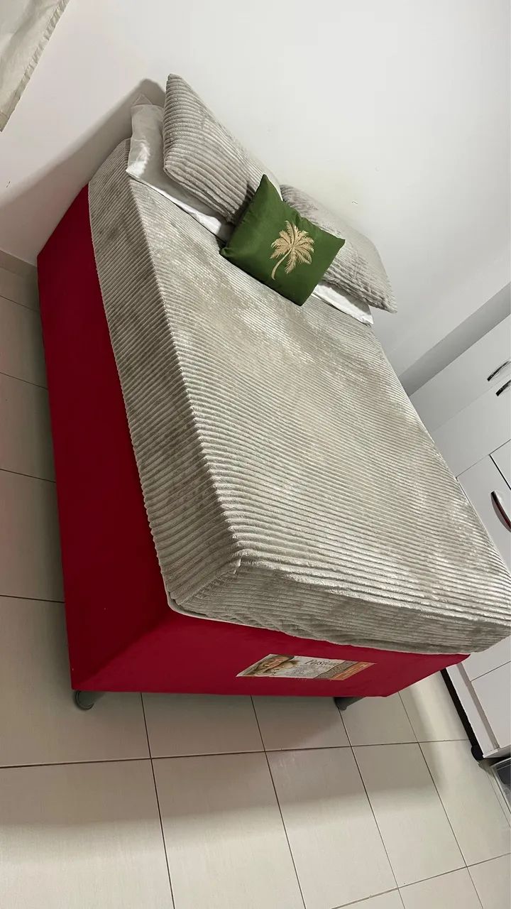 Cama Box + Colchão Probel - Excelente Estado 