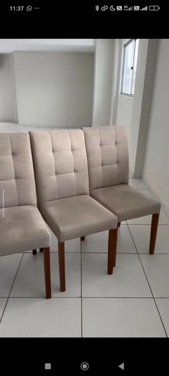 Vende se 6 cadeira 