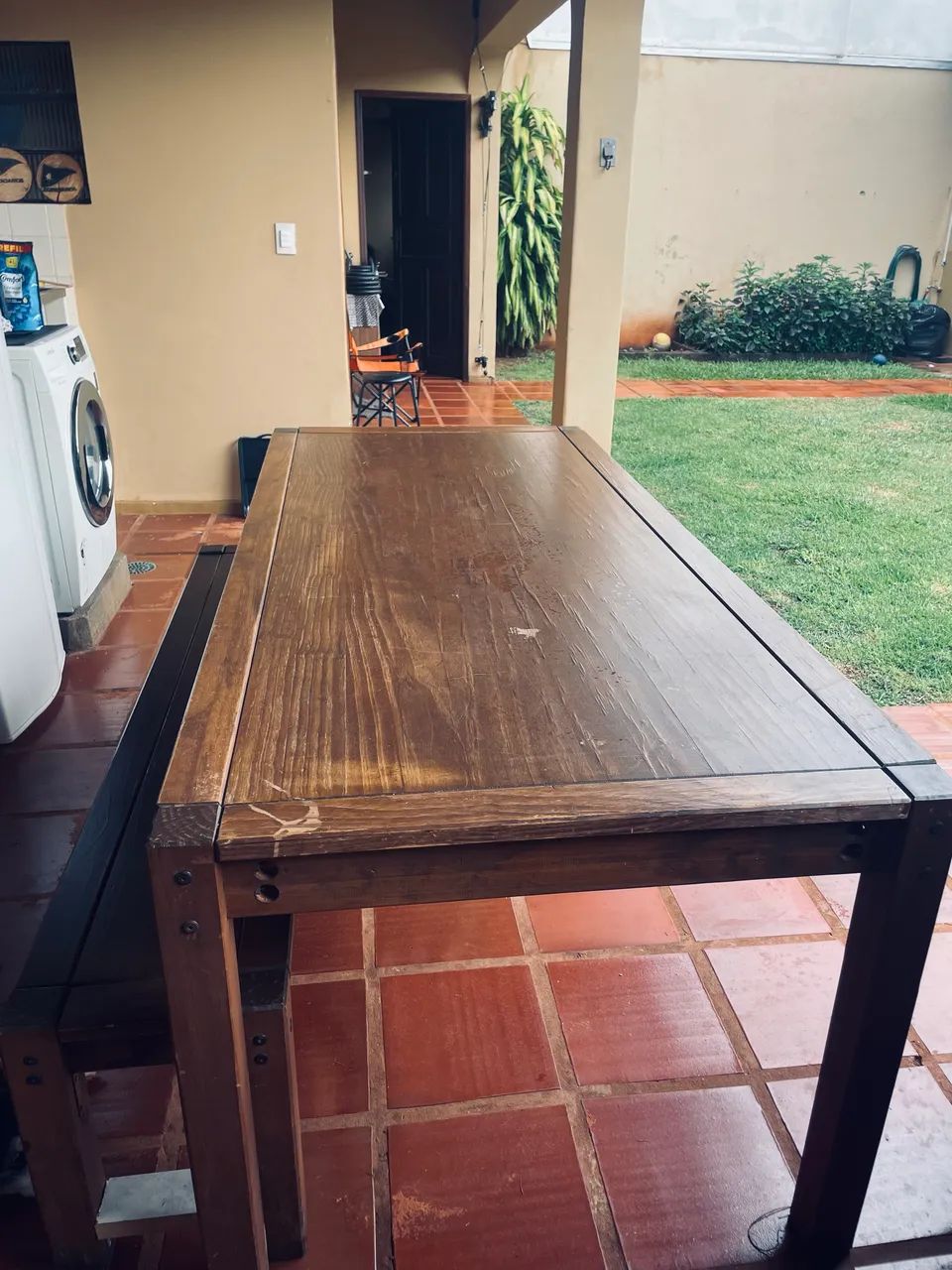 Mesa em madeira para área externa  - Foto 4