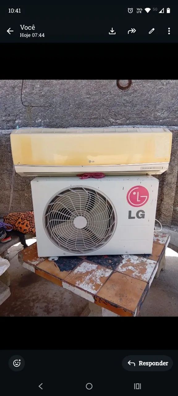 Ar-condicionado LG 9 BTUs 