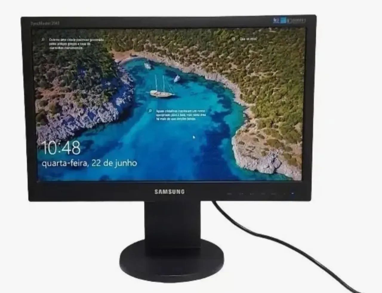 Monitor Lcd Samsung 20 Polegadas Syncmaster 2043swplus - Foto 2