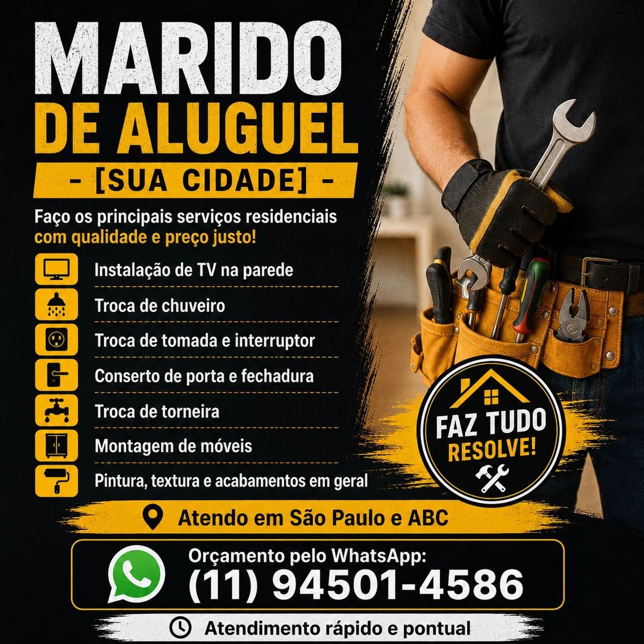 Marido de Aluguel - São Paulo e ABC 