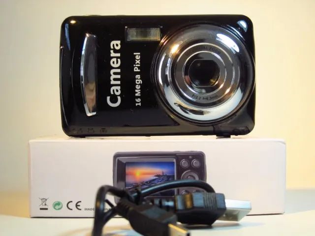 Câmera Digital Retrô 16MP - Compacta e Estilo Vintage - Foto 2