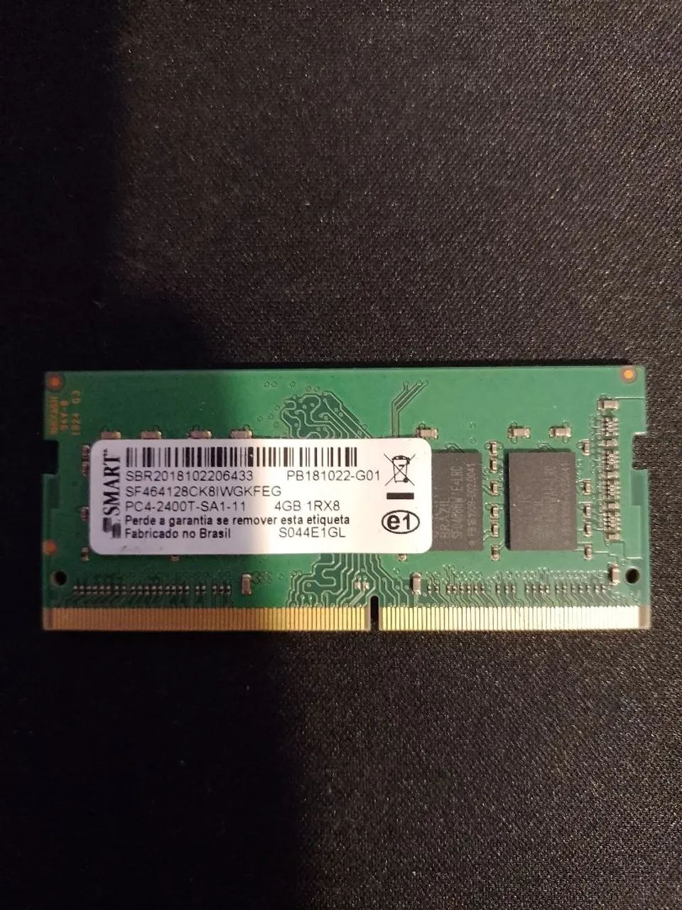 Memória notebook 4GB Ddr4 