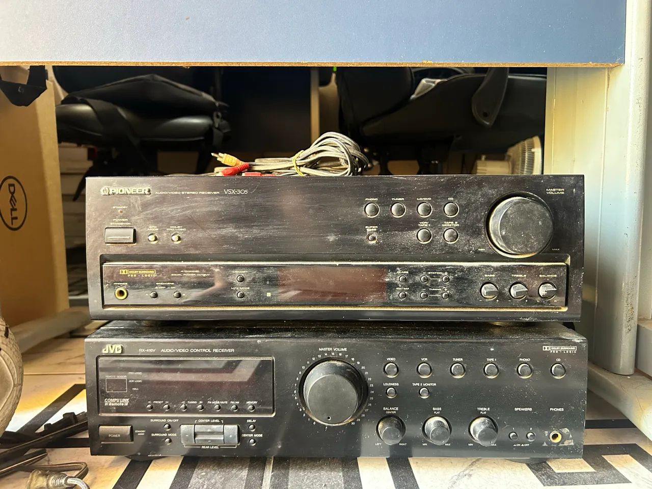 Áudio stereo receiver - VSX305 e áudio control RX 416 - Foto 2