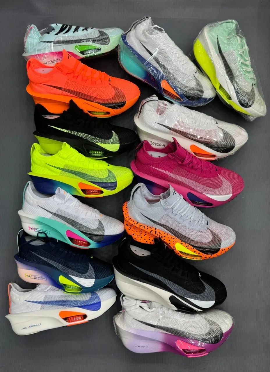 Tênis Nike modelo alpha flay3 top de tênis com placa de carbono incrível lançamento  - Foto 6