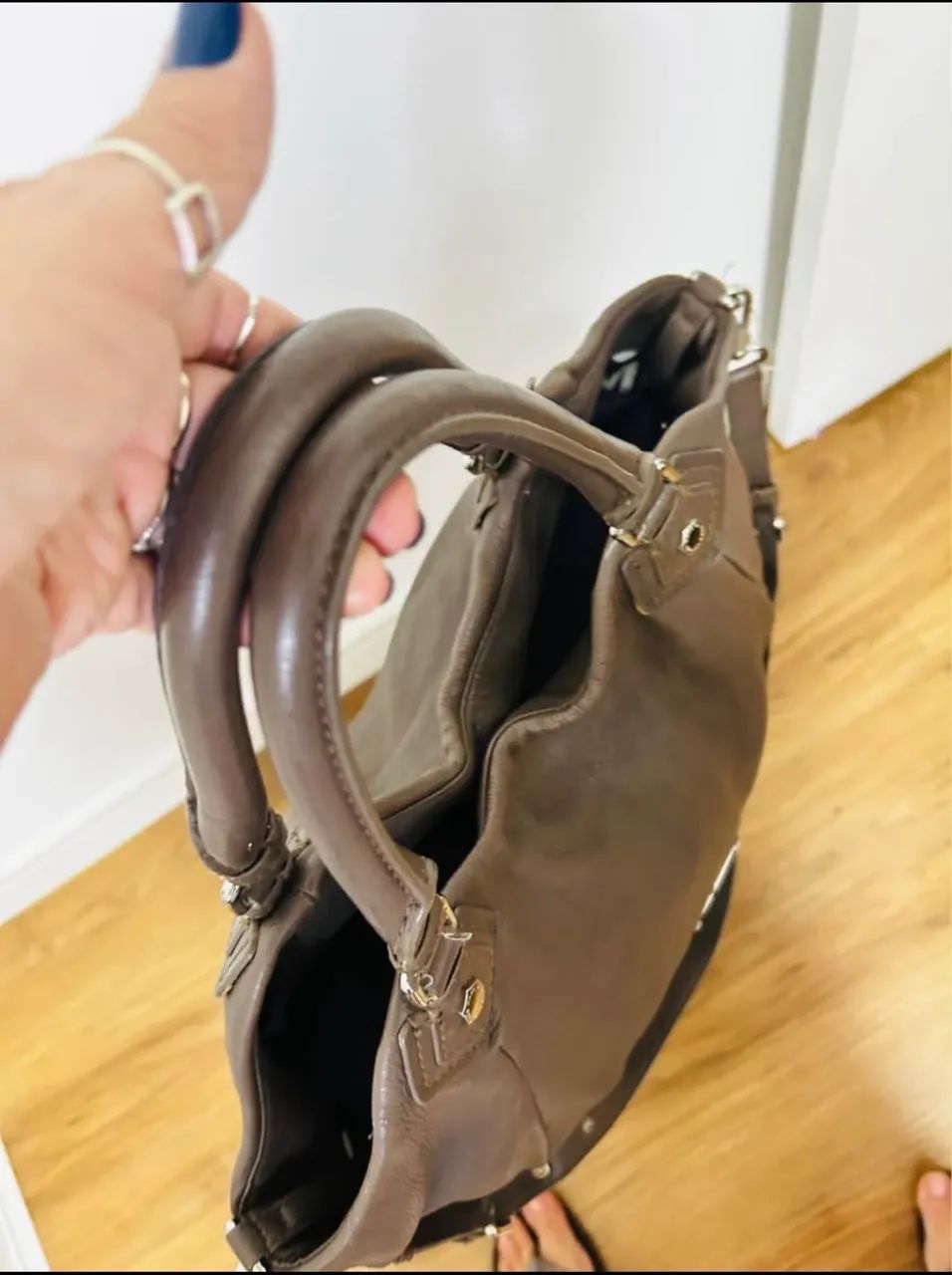 Bolsa grande em couro Marc Jacobs  - Foto 4
