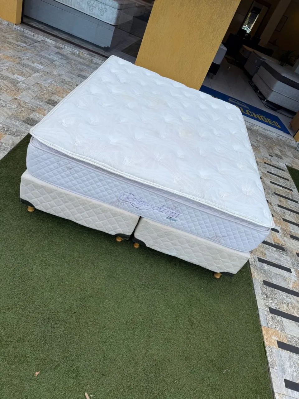 Cama box Queen com colchão queen ECOFLEX - Entregamos!  - Foto 3
