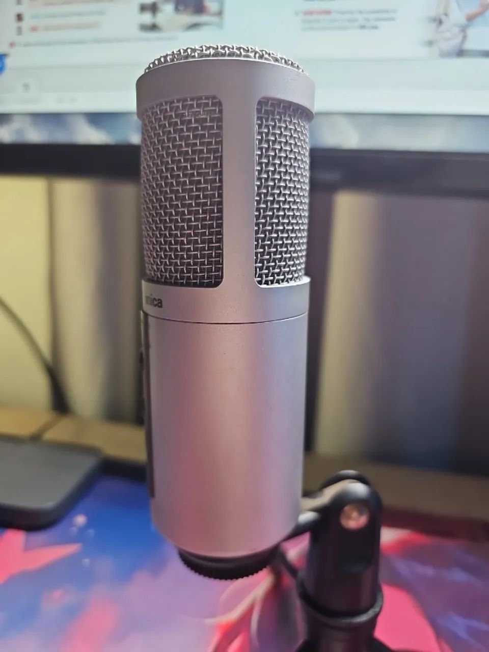 microfone condensador Audio Technica ATR2500 usb - Foto 5