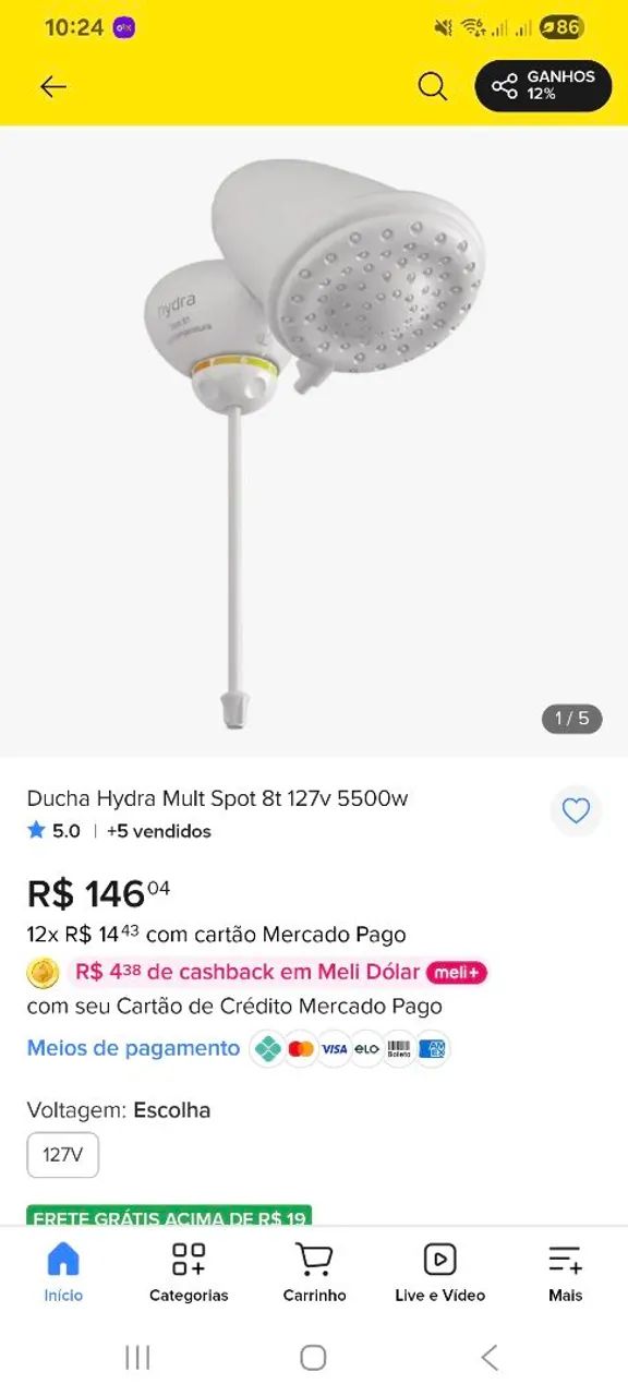 Chuveiro hydra 220 - Foto 2