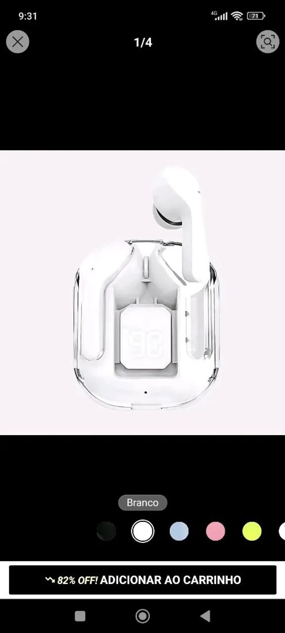 Fone de ouvido via bluetooth  - Foto 3