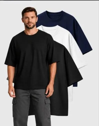 Camisas Oversized Streetwear 100% Algodão