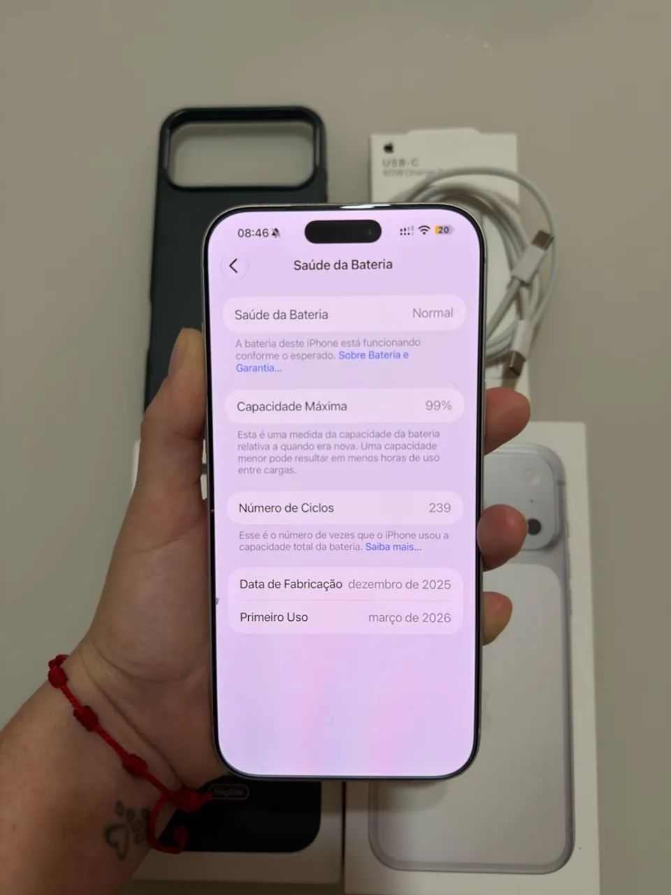 iPhone 17 pro max 256 silver  - Foto 5
