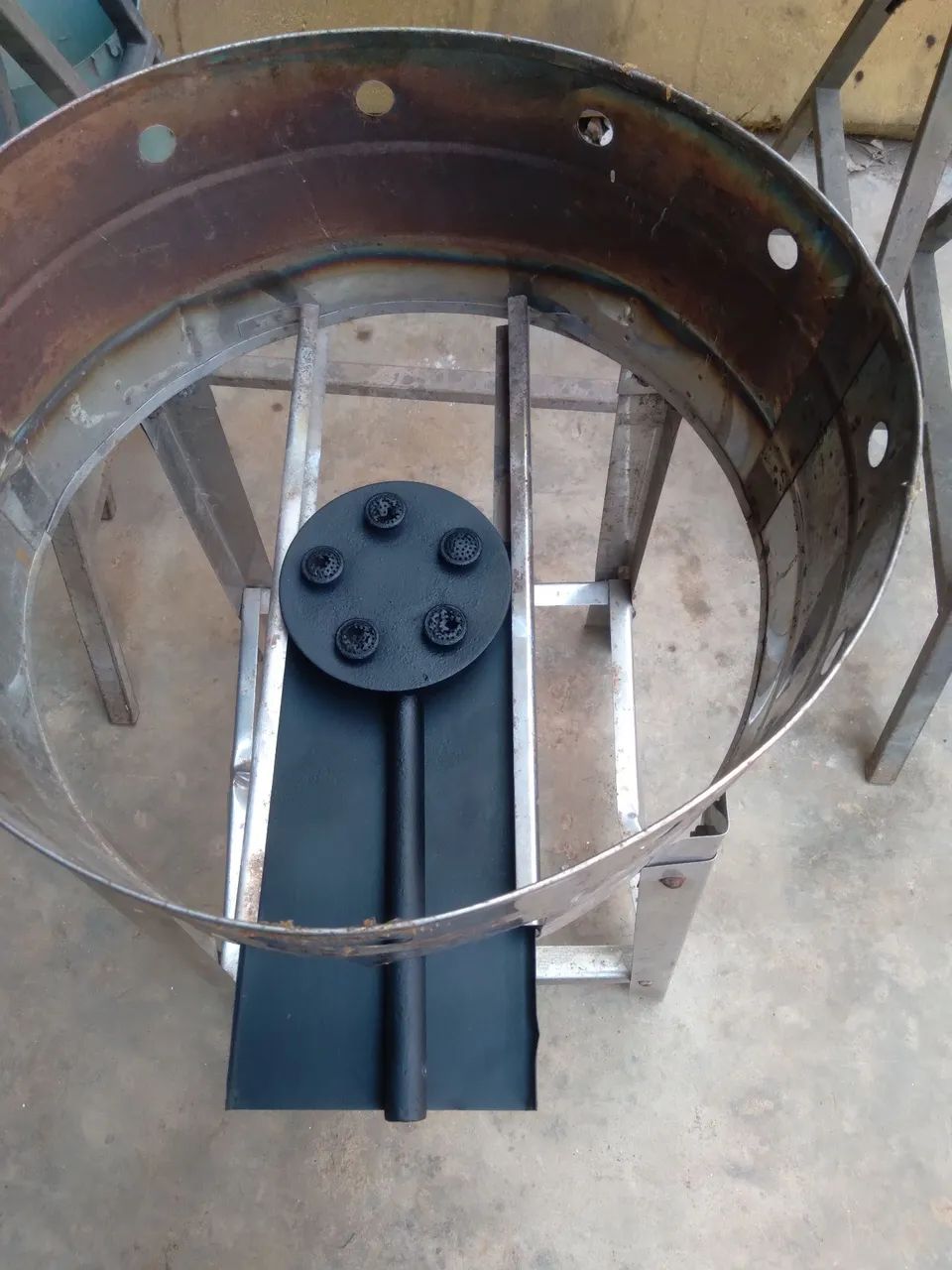 Tacho de inox completo