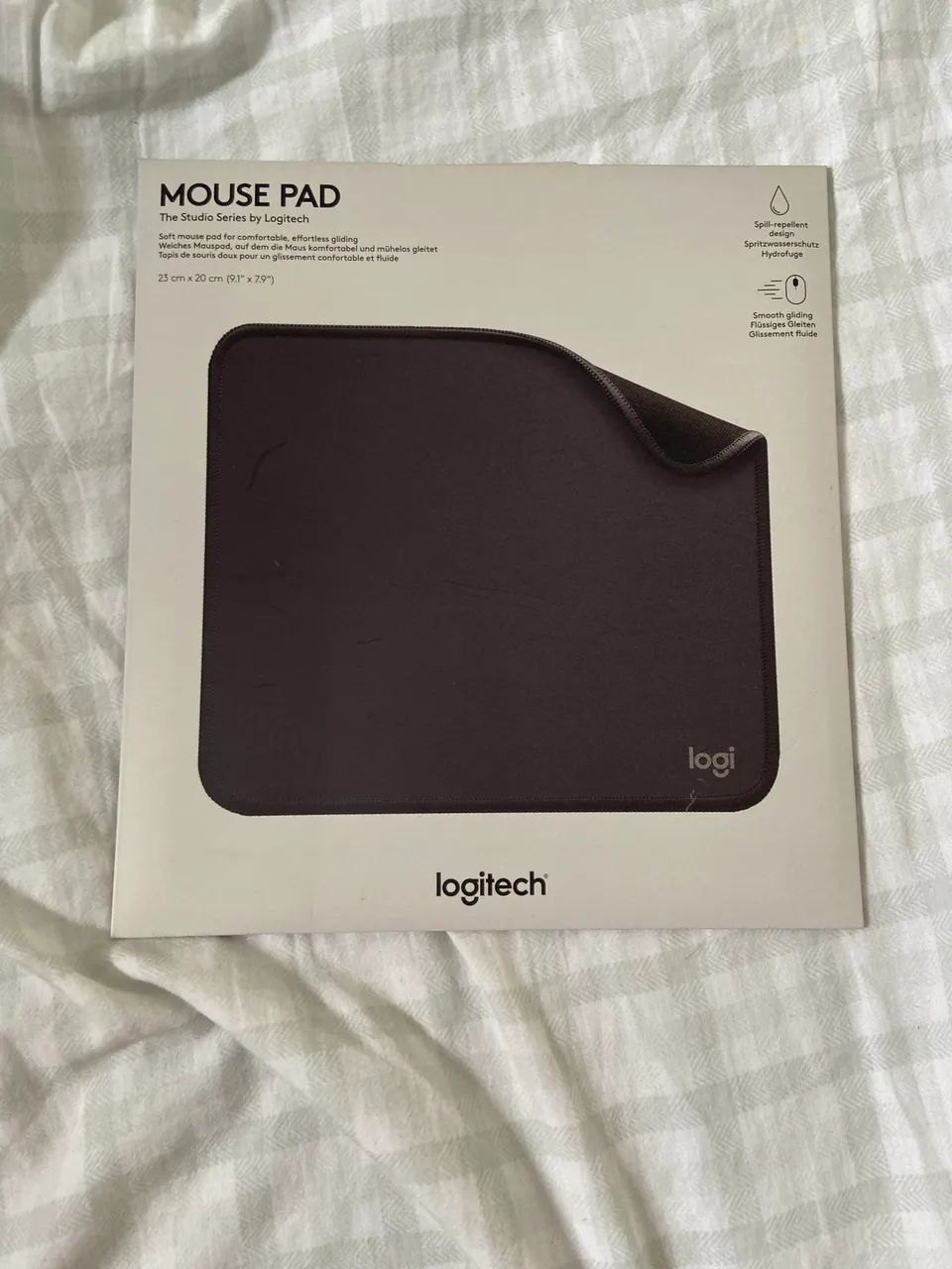 Mouse Pad Grafite Logitech 23 cm x 20 cm