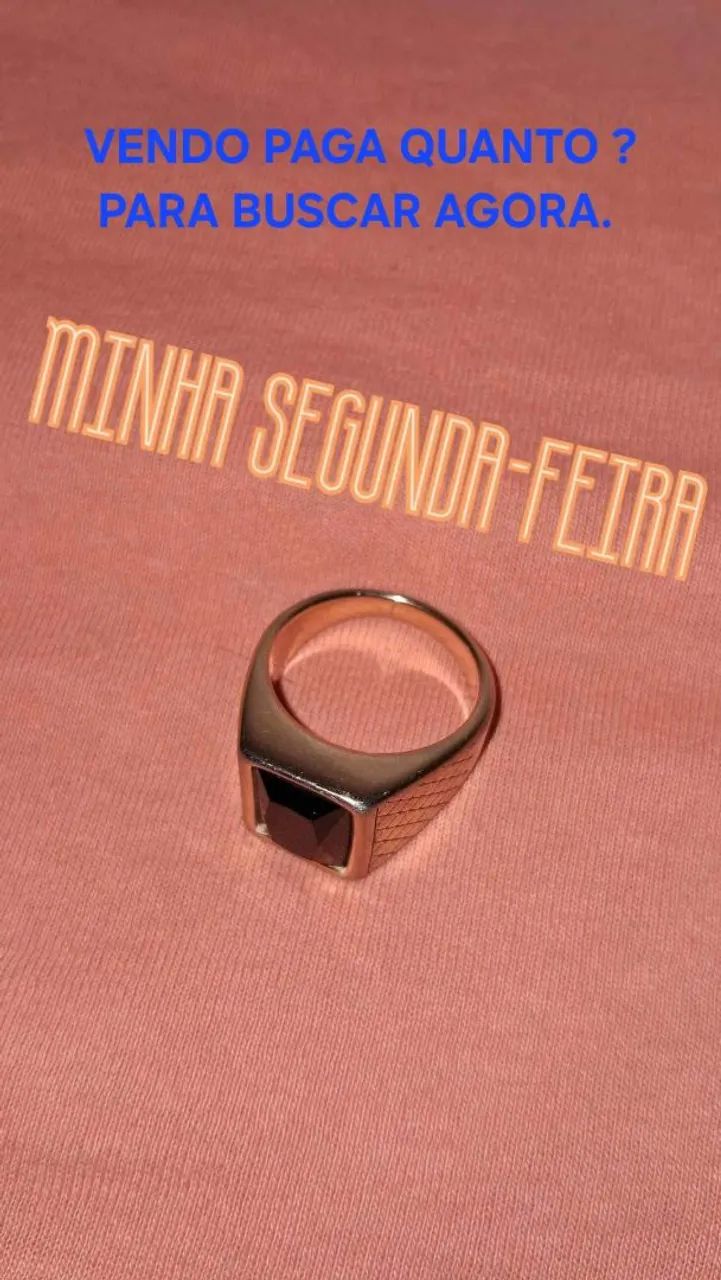 VENDO 1 ANEL E 1 CORRENTE MASCULINO